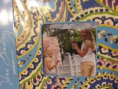 VERA BRADLEY POCKETBOOK PHOTO BOOK CAPRI BLUE PATTERN RETIRED & RARE - Image 1 of 2