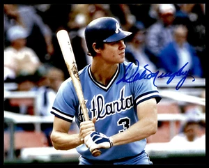 FOTO 8X10 FIRMADA POR DALE MURPHY - ATLANTA BRAVES - Imagen 1 de 1