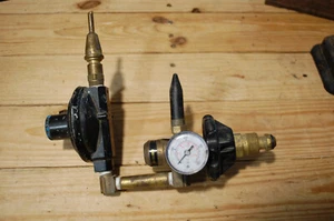 WESTERN Helium Dual Brass Latex Balloon Inflator Air Flow Regulator RPB-6 Series - Picture 1 of 12