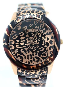 Guess Damenarmband U0425L3 Analog Roségoldfarben Animal Print 185 $ - Bild 1 von 8