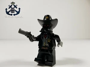 Lego Minifigure Sheriff Not-a-robot tlm023 w/ Revolver Weapon - THE LEGO MOVIE - Picture 1 of 2