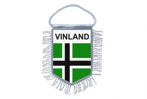 Wimpel mini flagge fahne flaggen miniflagge vinland wikinger odin rune - Picture 1 of 1