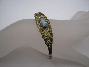 Antik Schmuck Armreif mit schönem Gold Double Element, Krone mit B Punze - Bild 1 von 16