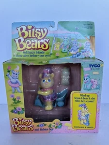 JUEGO DE COLECCIÓN TYCO BITSY BEARS SCOOTER-A-BEAR Y TOODLES 1991 - Imagen 1 de 12