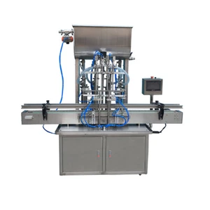 Máquina automática de llenado de líquidos/pasta de 4 cabezales para relleno de cremas cosméticas - Imagen 1 de 7