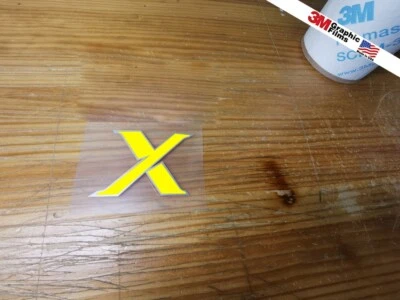 Aprilia Tuono V4X X yellow silver front decal X1 vinyl adesivi autocollants ステッ