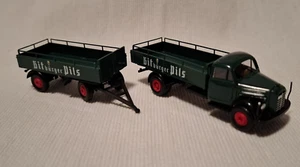 BREKINA 1:87 Nr. 4317 Borgward B 4500 Bierwagen m. Hänger "Bitburger Pils" - Bild 1 von 6