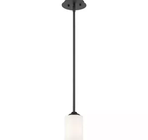 Z-Lite 435MP-BRZ Bordeaux 1 Light 5.5 inch Bronze Pendant Ceiling Light - Picture 1 of 1