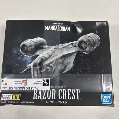 Nueva Caja Dañada BANDAI Star Wars Mandalorian RAZOR CREST Modelo Kit Modelo 18 Foto 1 de 4