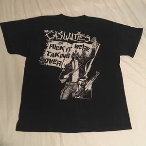 The Casualties T Shirt Punk Rock Distressed Band T F It We’re Taking Over - Picture 1 of 6