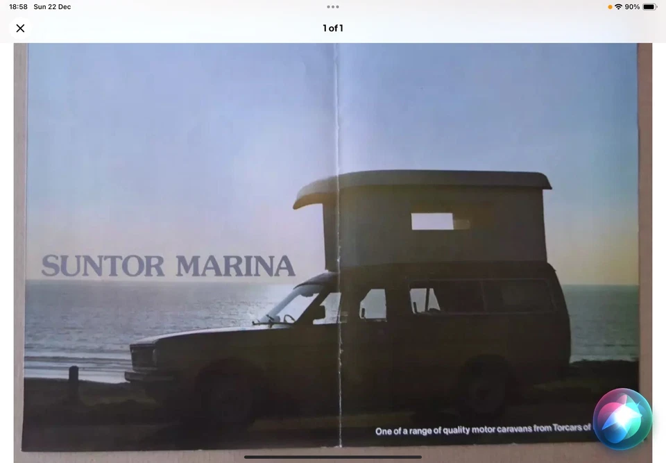 Morris Ital Morris Marina Van & Suntor Van Camper Pair Of Rear Doors - Image 1 of 1