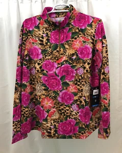 Women's Ibkul 1/4 Zip Active Shirt XL NWT - Picture 1 of 2
