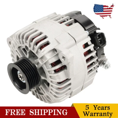 Alternator 适用于 2004 2005 2006 2007 2008 2009 年日产 Quest 3.5L 升 3342550/11018N  — 第 1/4 张图片
