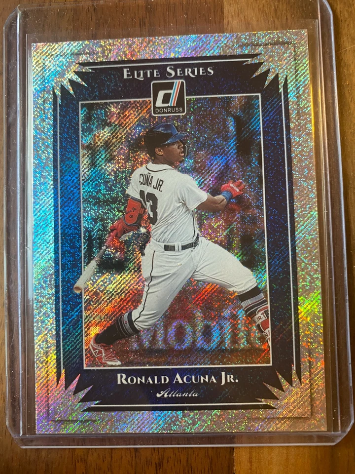 A55,495 - 2019 Donruss Elite Series Diamond #1 Ronald Acuna Jr. - Image 1 of 1