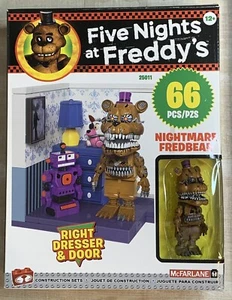 Five Nights At Freddy’s McFarlane #25011 Right Dresser & Door Construction Set - Picture 1 of 7