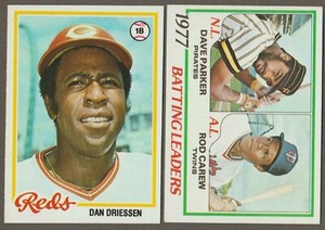 BUY 1, GET 1 FREE - 1978 TOPPS BASEBALL - YOU PICK #201 - #400 - SHARP NMMT