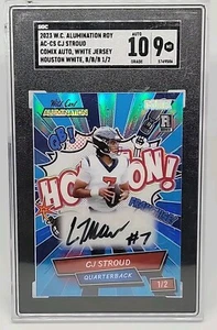 2023 ALUMINATION COMIX #ACCS CJ STROUD ROOKIE RC Auto AUTOGRAPH SGC 9 1/2 SP SSP - Picture 1 of 8