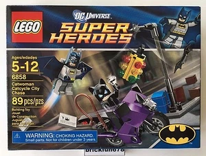 Lego Superheroes 6858 Catwoman Catcycle Chase set nuovo in scatola sigillata in fabbrica - Foto 1 di 2