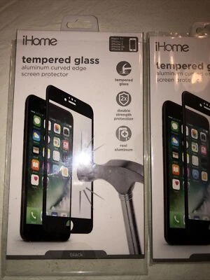 iHome Apple iPhone Tempered Glass Screen Protector For iPhone 8,  7 6 & 6S. - Image 1 of 2