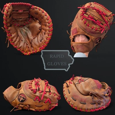 VTG Rawlings Heart of The Hide First Base Mitt Steve Garvey - CLEANED & RELACED! - Image 1 of 4