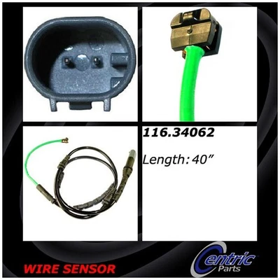 Cable sensor pastillas freno centric Parts 116.34062 para BMW X5 X6 10-19 Foto 1 de 4
