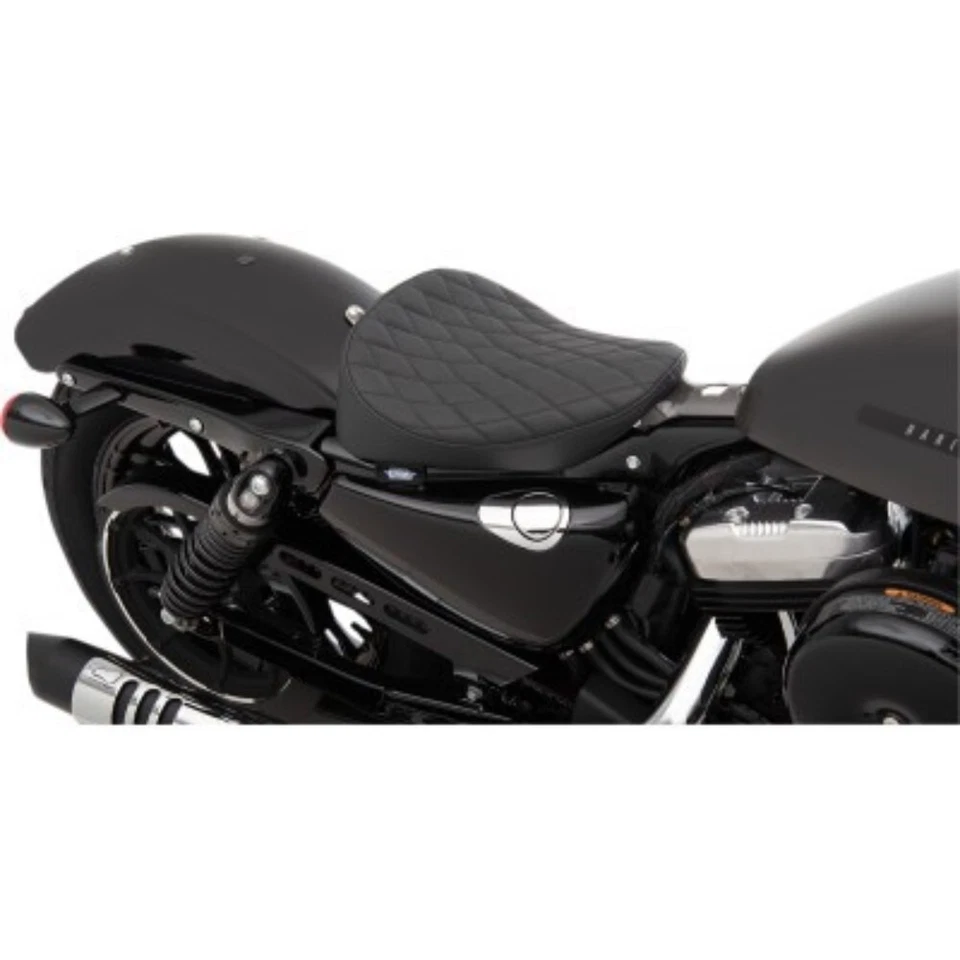 Asiento individual estilo bobber Drag Specialties punto diamante Harley Sportster 10-19 Foto 1 de 1