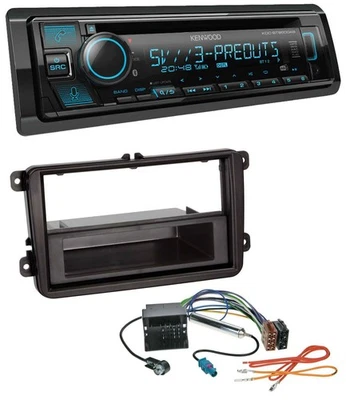 Kenwood Bluetooth USB CD MP3 DAB Autoradio für Skoda Praktik / Superb / Yeti - Bild 1 von 4