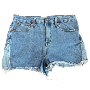 MADEWELL Damen High Rise Jeansshorts Größe 30 Blau Lavista Wash Cutoffs - Bild 1 von 11