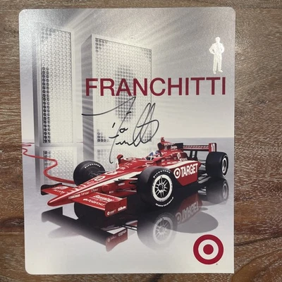 FOTO DE CARRERAS OBJETIVO 7X9 FIRMADA POR DARIO FRANCHITTI Foto 1 de 4