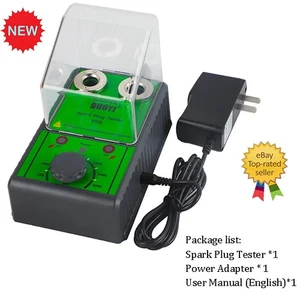Probador de bujías de coche de 12 V herramienta analizador de bujías de encendido de doble orificio gasolina Petr. - Imagen 1 de 7