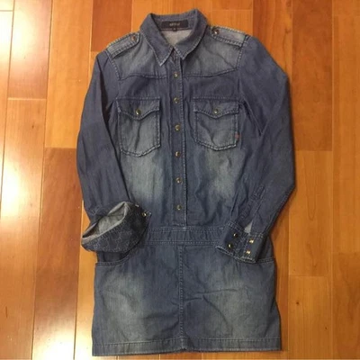 USED GUCCI DENIM DRESS, SIZE 36 ACCEPTABLE - Изображение 1 из 4