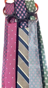 Lot 6 VTG Brooks Brothers Mens Silk Ties Multicolored Neckties Striped Polka Dot - Picture 1 of 22