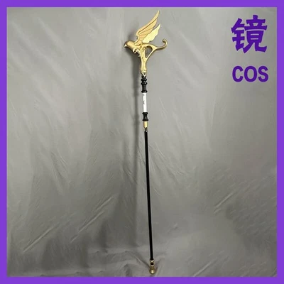 Реквизит для косплея аниме Wuthering Waves Phoebe Staff Stick резиновая палочка трость 160 см - Изображение 1 из 4