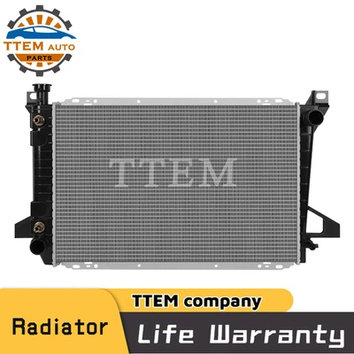 For 1985-1997 Ford F150 F250 F350 5.0L 5.8L AT Radiator OE Style Aluminum 1453 - Image 1 of 4