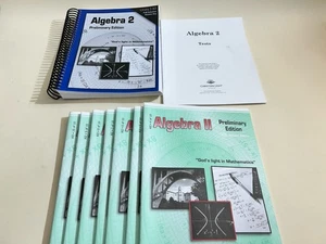 Christian Light Edu. Algebra 2 Preliminary Edition Answer Tests Light Unit 4-10 - Picture 1 of 7