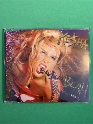 KESHA - Blah Blah Blah [FT. 3oh!3] (CD, 2010) 2 TRK IMPORT Single *VERY RARE* NM - Image 1 of 4