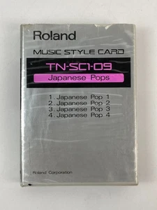 Roland Music Style Card TN-SC1-09 Style Data Rom 09 Japanese Pops - Picture 1 of 13