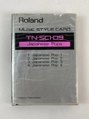 Roland Music Style Card TN-SC1-09 Style Data Rom 09 Japanese Pops - Image 1 of 4