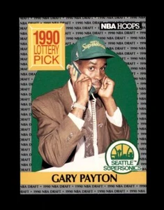 1990-91 Hoops SET BREAK #351 Gary Payton NM or Better - Bild 1 von 2
