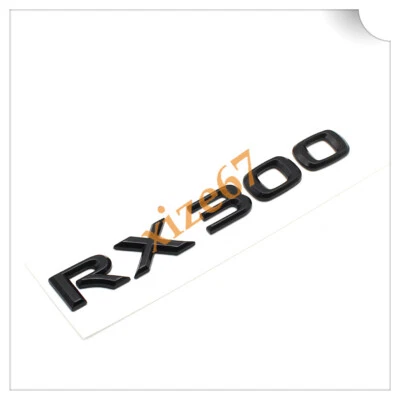 Gloss Black " RX 300 " Number Trunk Letters Emblem Badge Sticker for RX RX300 - Image 1 of 3
