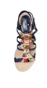 Kate Spade Spice Things Up Camel Tassel Leather Sandals 9.5 New NIB Gladiator - Picture 1 of 8
