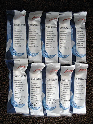 10 x JURA Claris White Wasserfilter 60209 / ORIGINAL / Claris plus / IMPRESSA