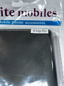 Elite Mobiles Phones Flip Case S6 Edge Plus Protective Black Sleeve Cover  2#LH