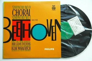 BEETHOVEN SYMPHONY NO.9 IN D MINOR OP.125 1964 RARE EXYUGO LP VOL.2 MINT PHILIPS - Bild 1 von 2