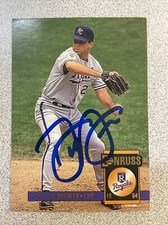 Billy Brewer Autographed 1994 Donruss Card #137 Kansas City Royals A-256