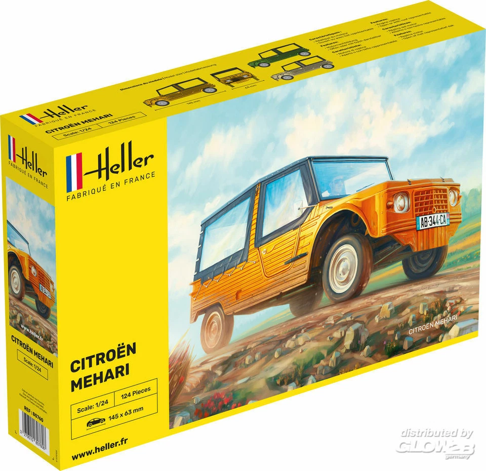 Heller: Citroen Mehari (Version 1) in 1:24 [1000807600] - Immagine 1 di 1