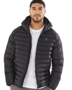 NEW MENS ADIDAS ORIGINALS TREFOIL 3 STRIPES PADDED JACKET ~SIZE LARGE #HD4757 - Picture 1 of 5