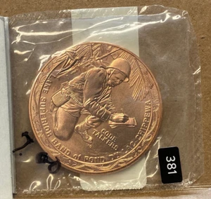 LAKE SUPERIOR BAND OF FOND DU LAC CHIPPEWA CODE TALKERS US MINT MEDAL  1.5" 381 - Picture 1 of 2