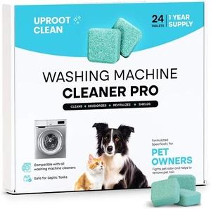 Uproot Clean Washing Machine Cleaner Tablets - 24 Pack for a 12 Month Supply. Fo - Picture 1 of 9