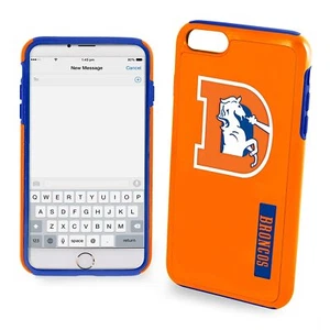 FOCO NFL Denver Broncos Retro Case For iPhone 8 Plus, 7 Plus, 6S Plus, (5.5") - Picture 1 of 1